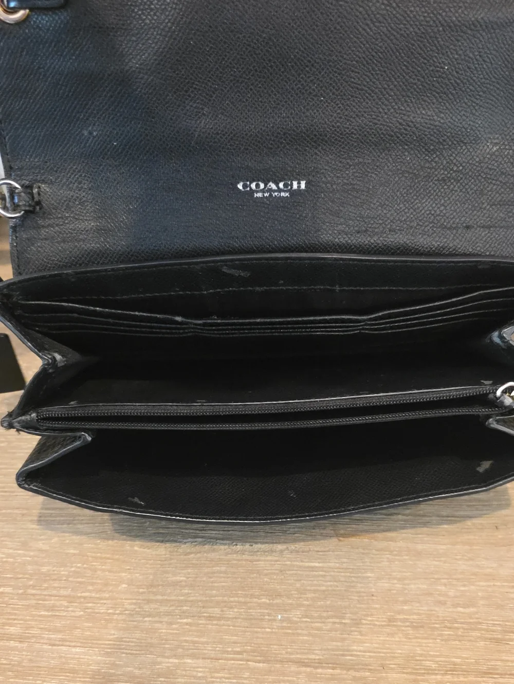 Coach Blake Luxurious Pebble Leather Organizer Clutch